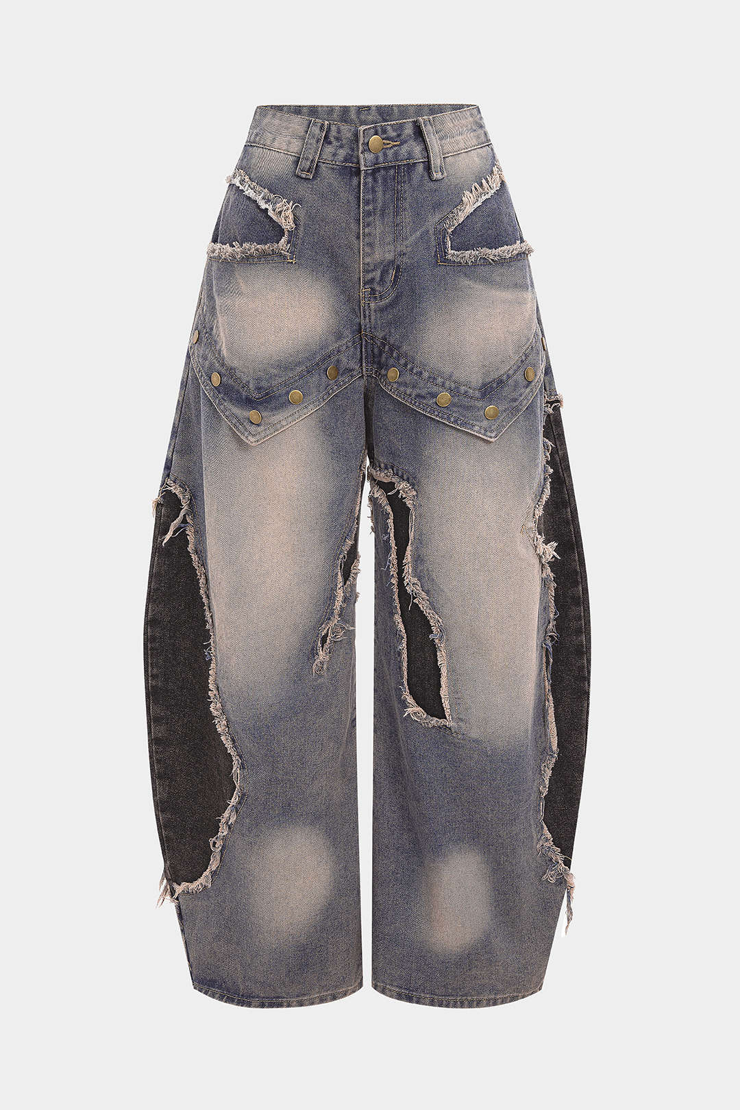 Willa London™ | Artisan Patchwork Denim Jeans