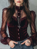 Willa London™ | Velvet Elegance Blouse