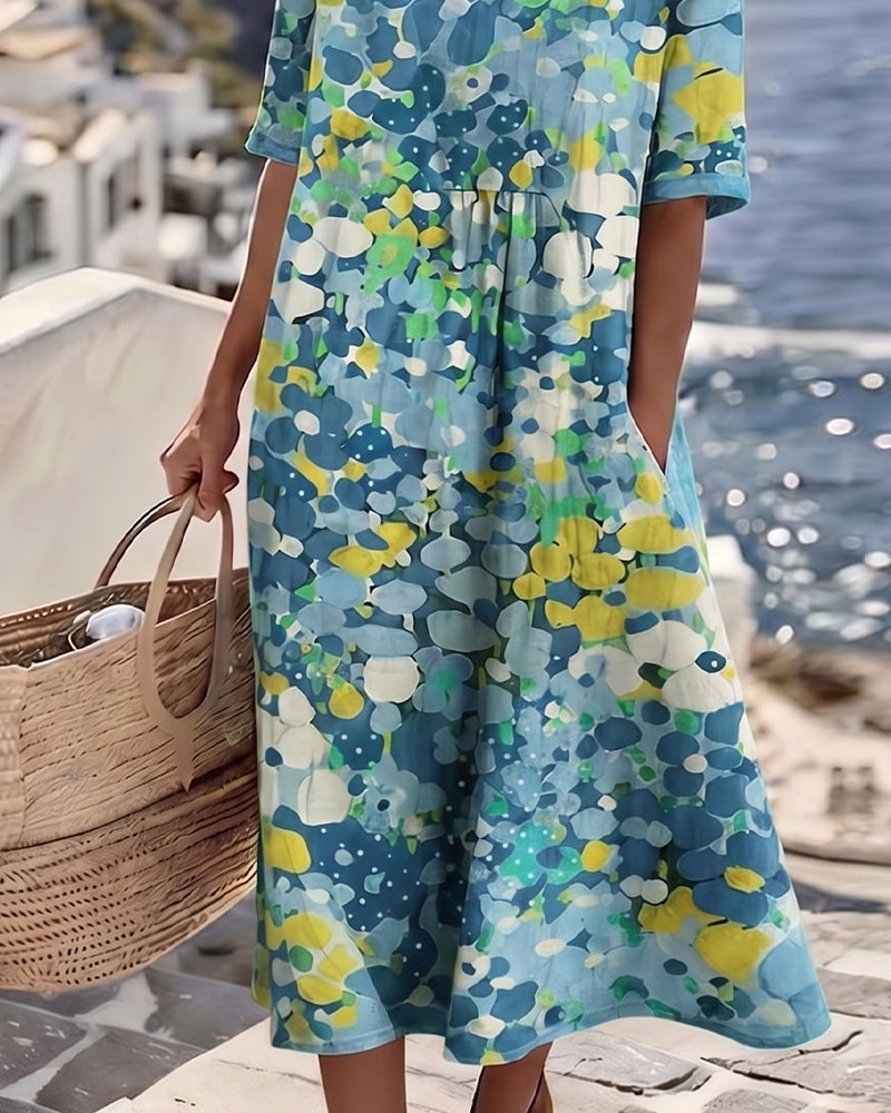 Willa London™ | Summer Blossom Midi Dress