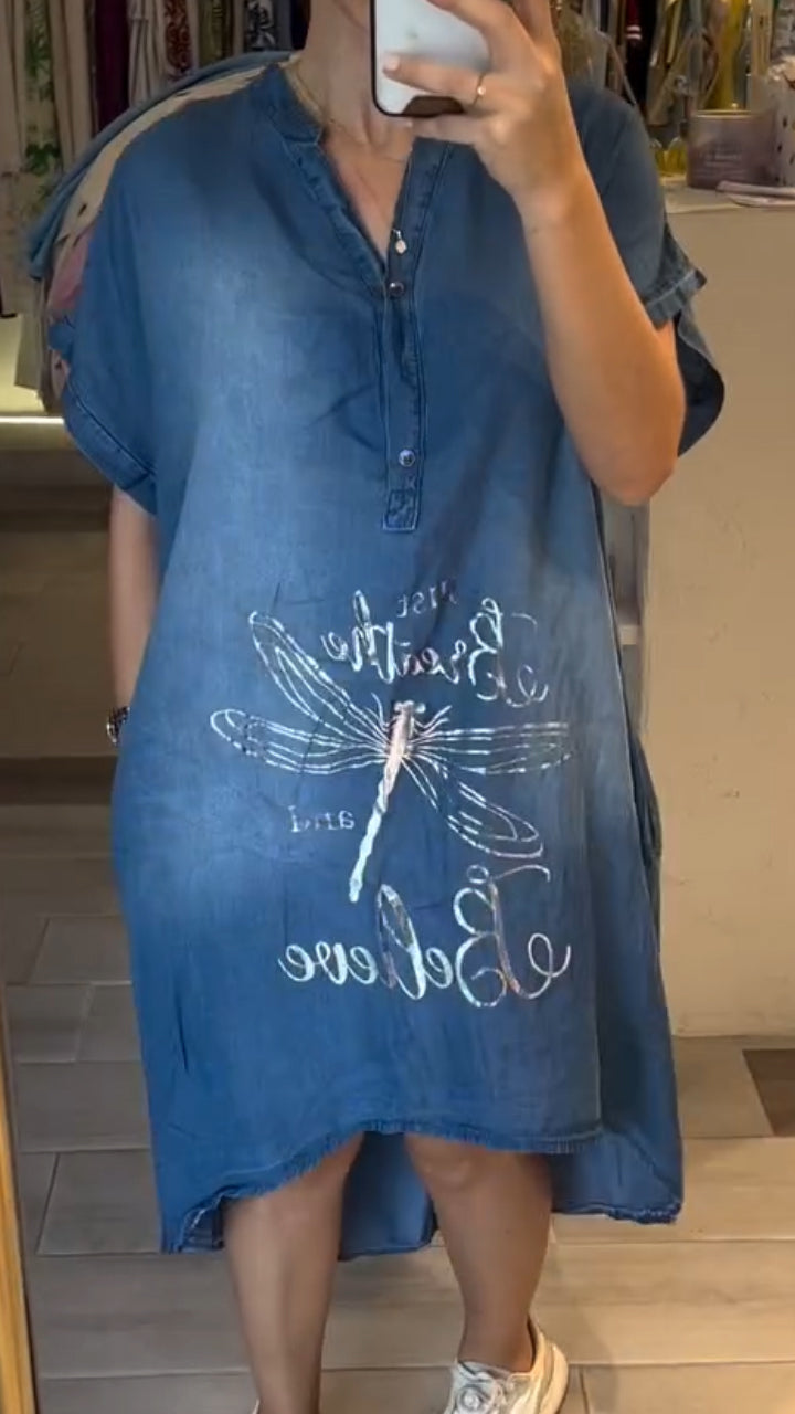Willa London™ | Delphina Denim Day Dress