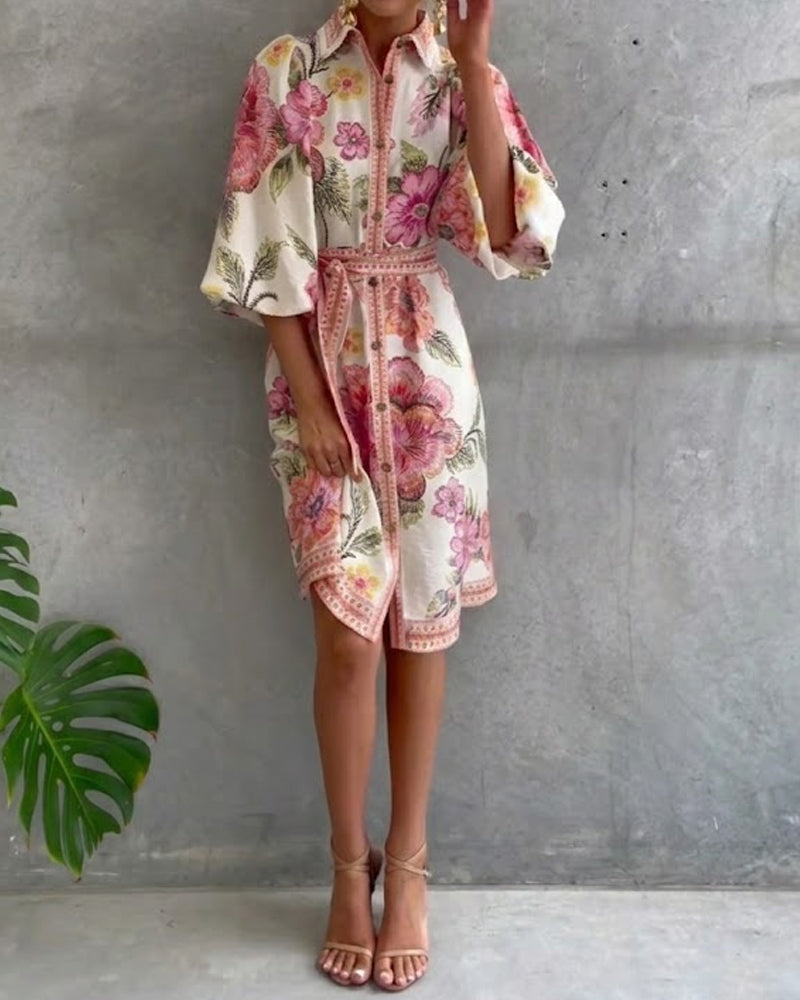 Willa London™ | Floral Elegance Dress