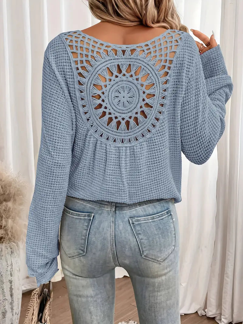 Willa London™ | Ibiza Lace Elegance Blouse