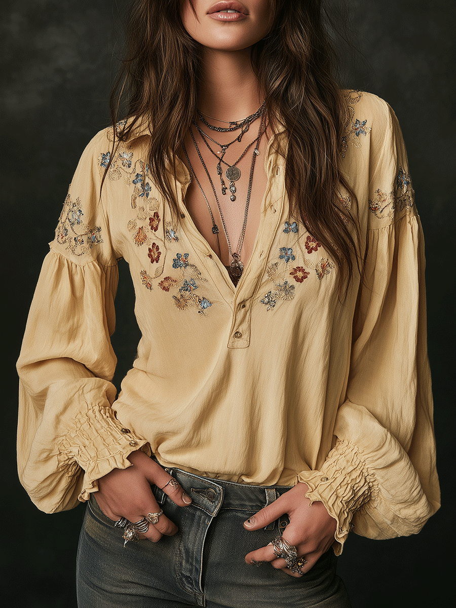 Willa London™ | Summer Blossom Cotton Shirt