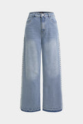 Willa London™ | Artisan Cut Out Denim Trousers