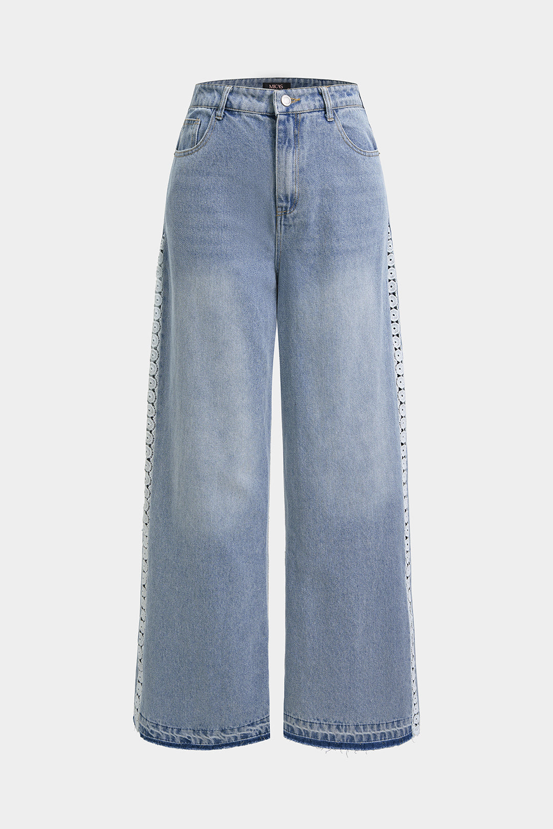 Willa London™ | Artisan Cut Out Denim Trousers