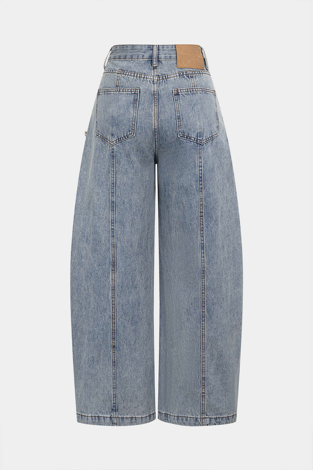 Willa London™ | Luxe Metallic Wide Leg Jeans
