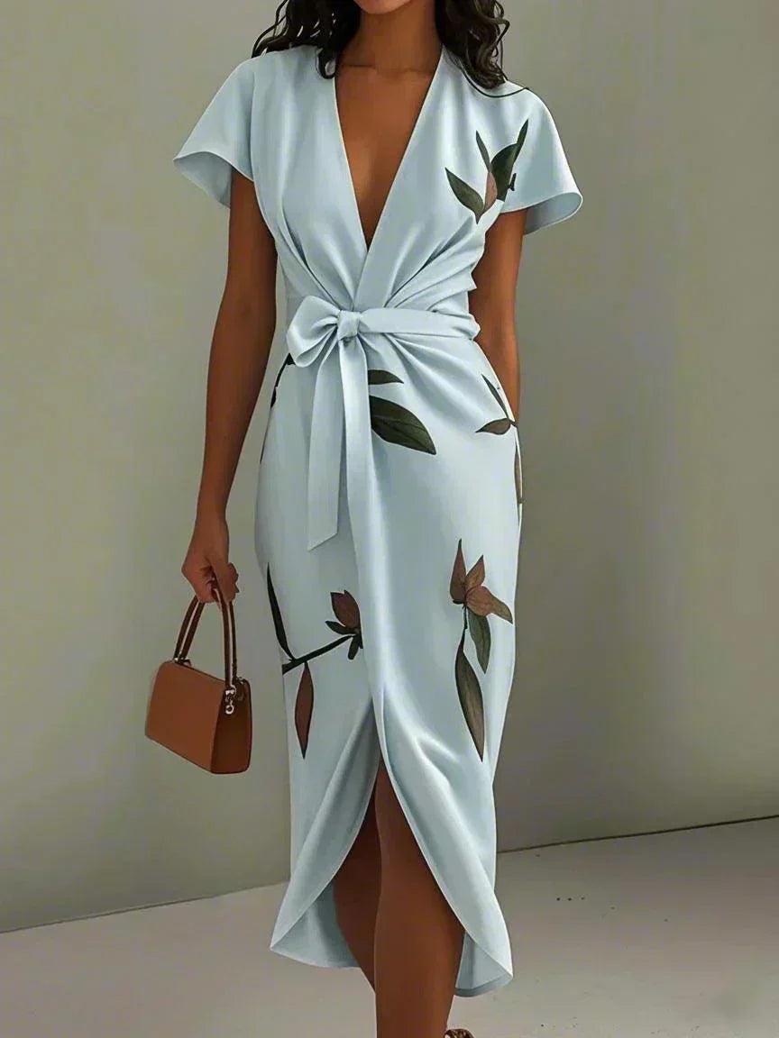 Willa London™ | Floral Elegance Wrap Dress