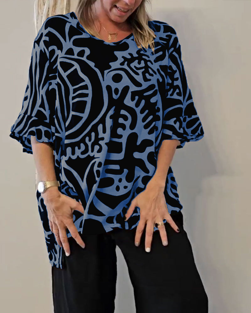 Willa London™ | Abstract Elegance Top