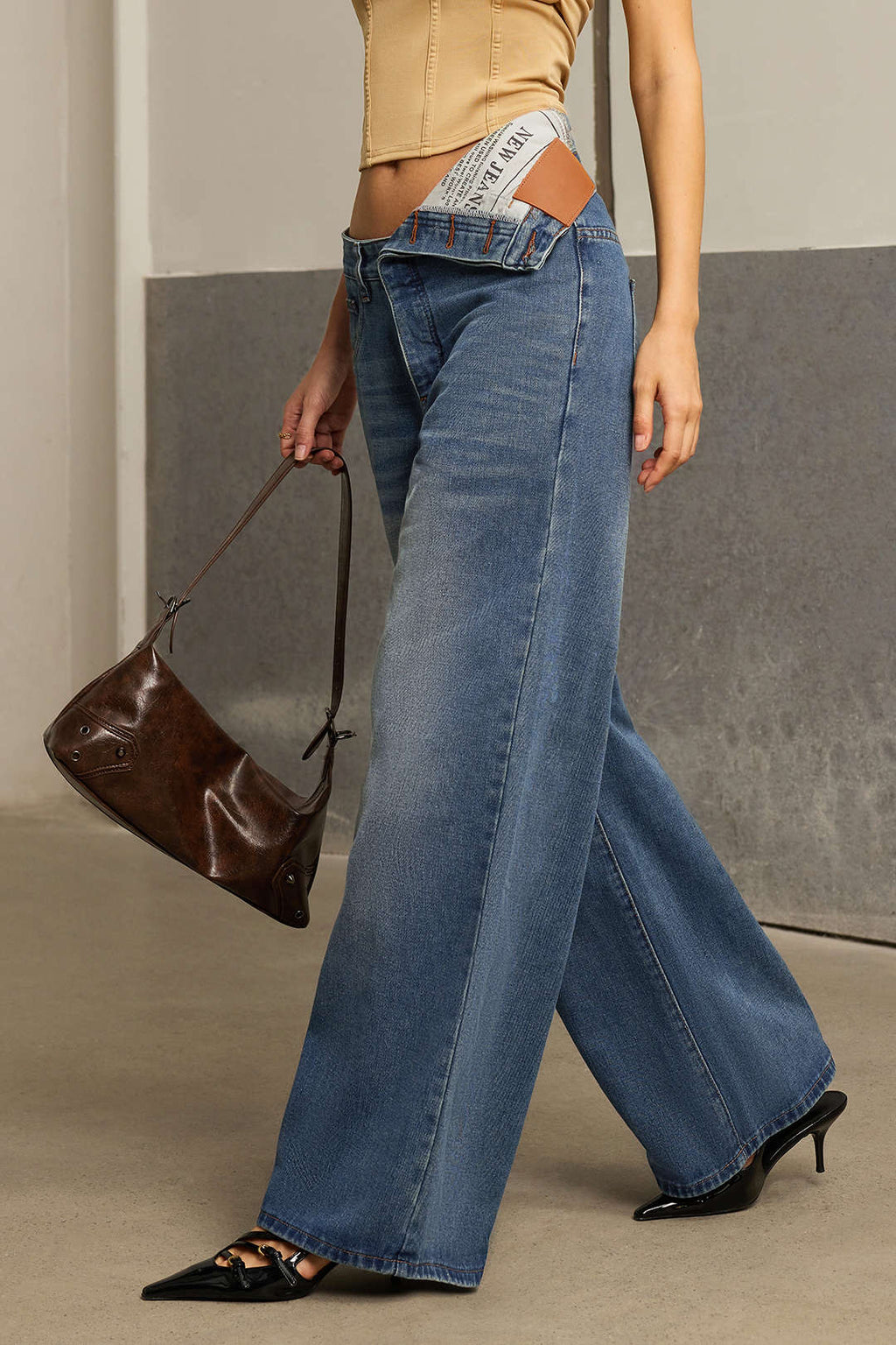 Willa London™ | Asymmetrical Elegance Jeans
