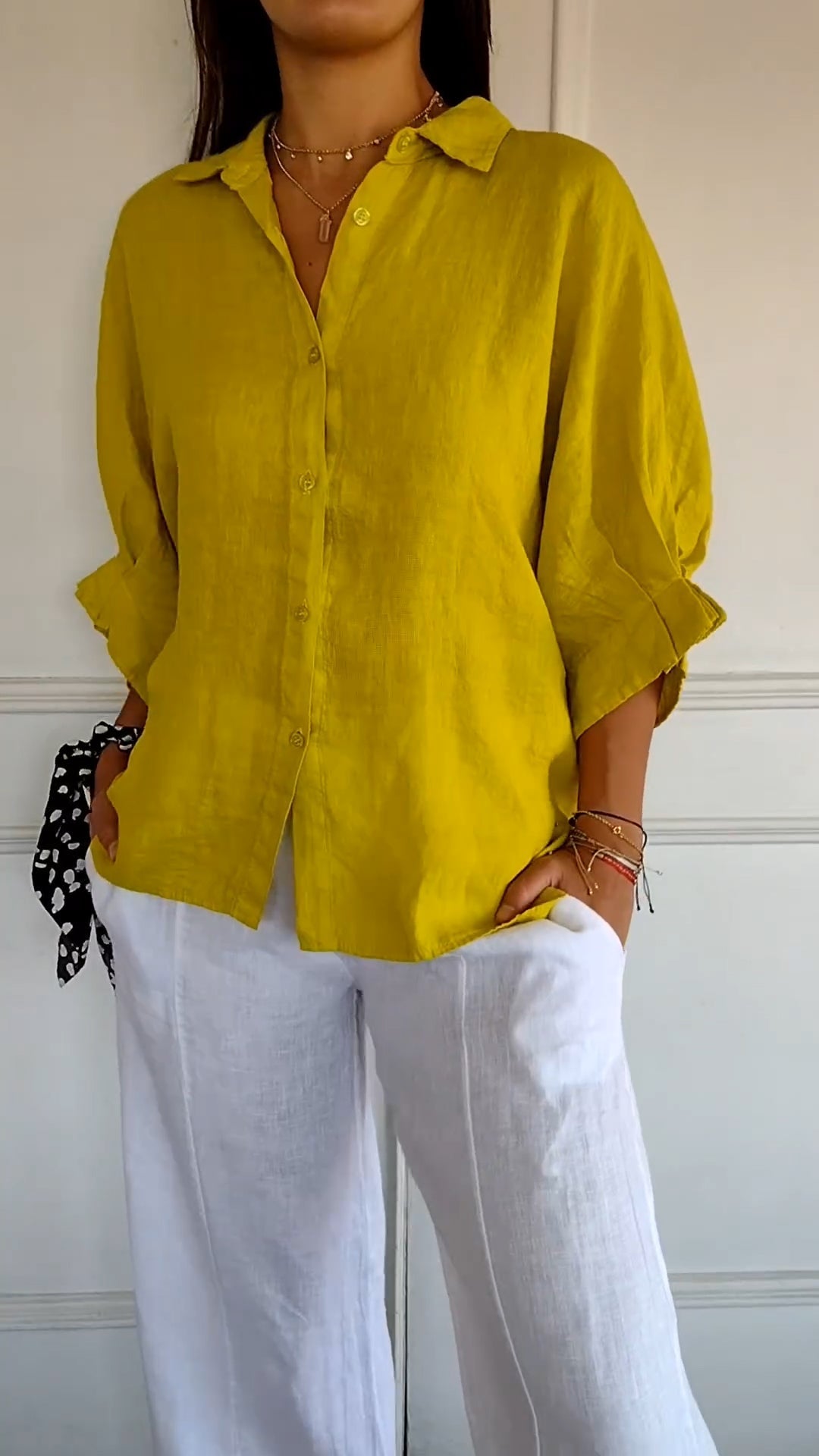Willa London™ | Delphira Back-Tie Shirt
