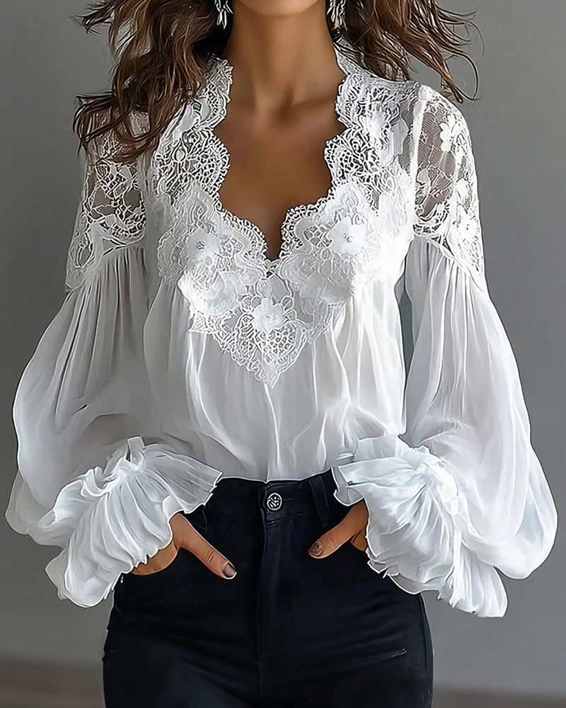 Willa London™ | Elegant Lace Blouse