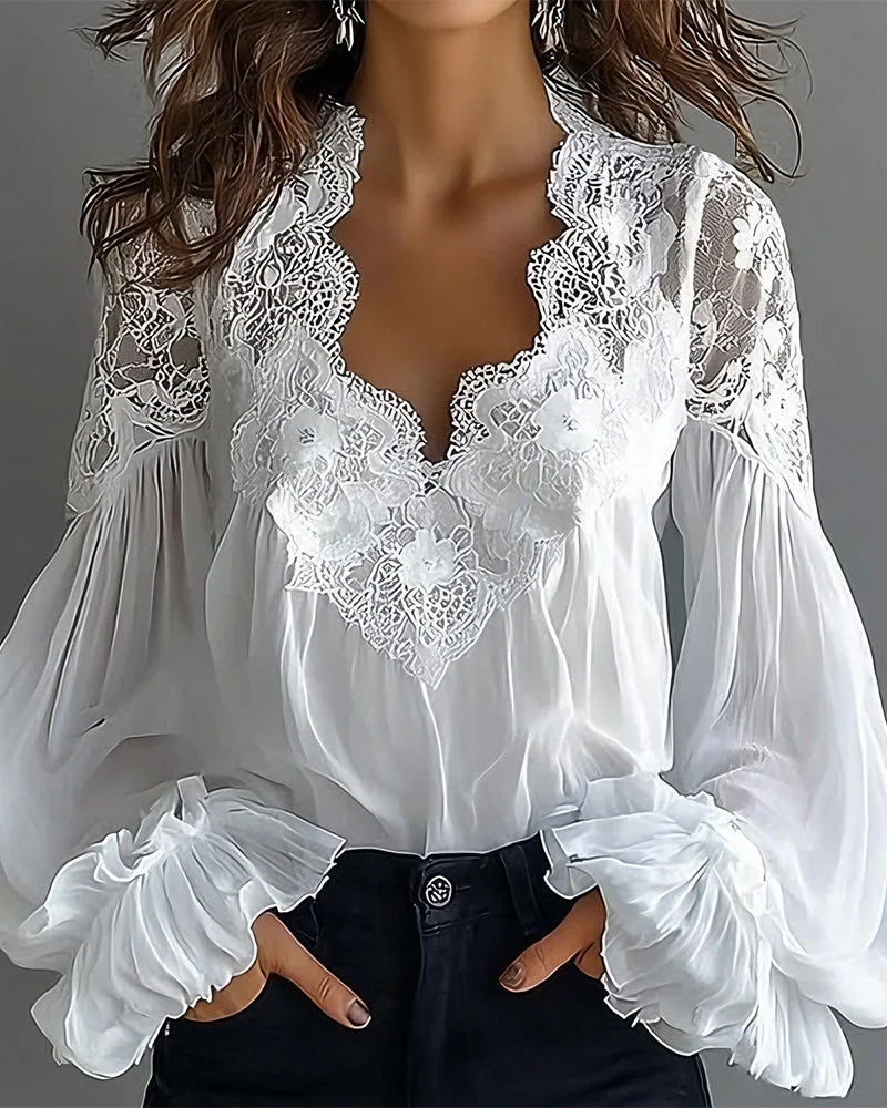 Willa London™ | Elegant Lace Blouse