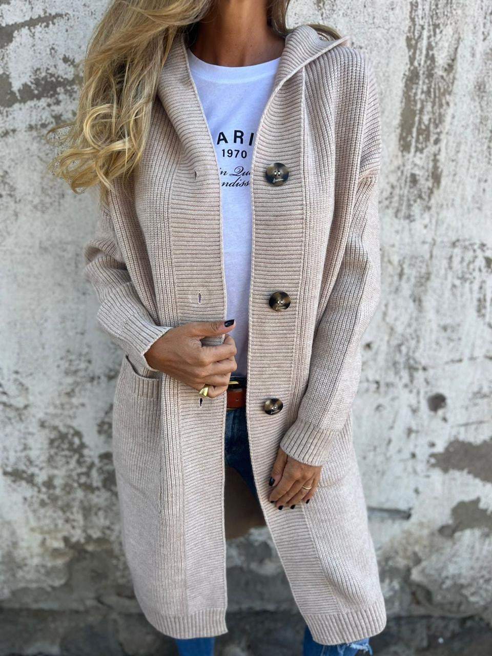 Willa London™ | Elegant Long Knit Cardigan