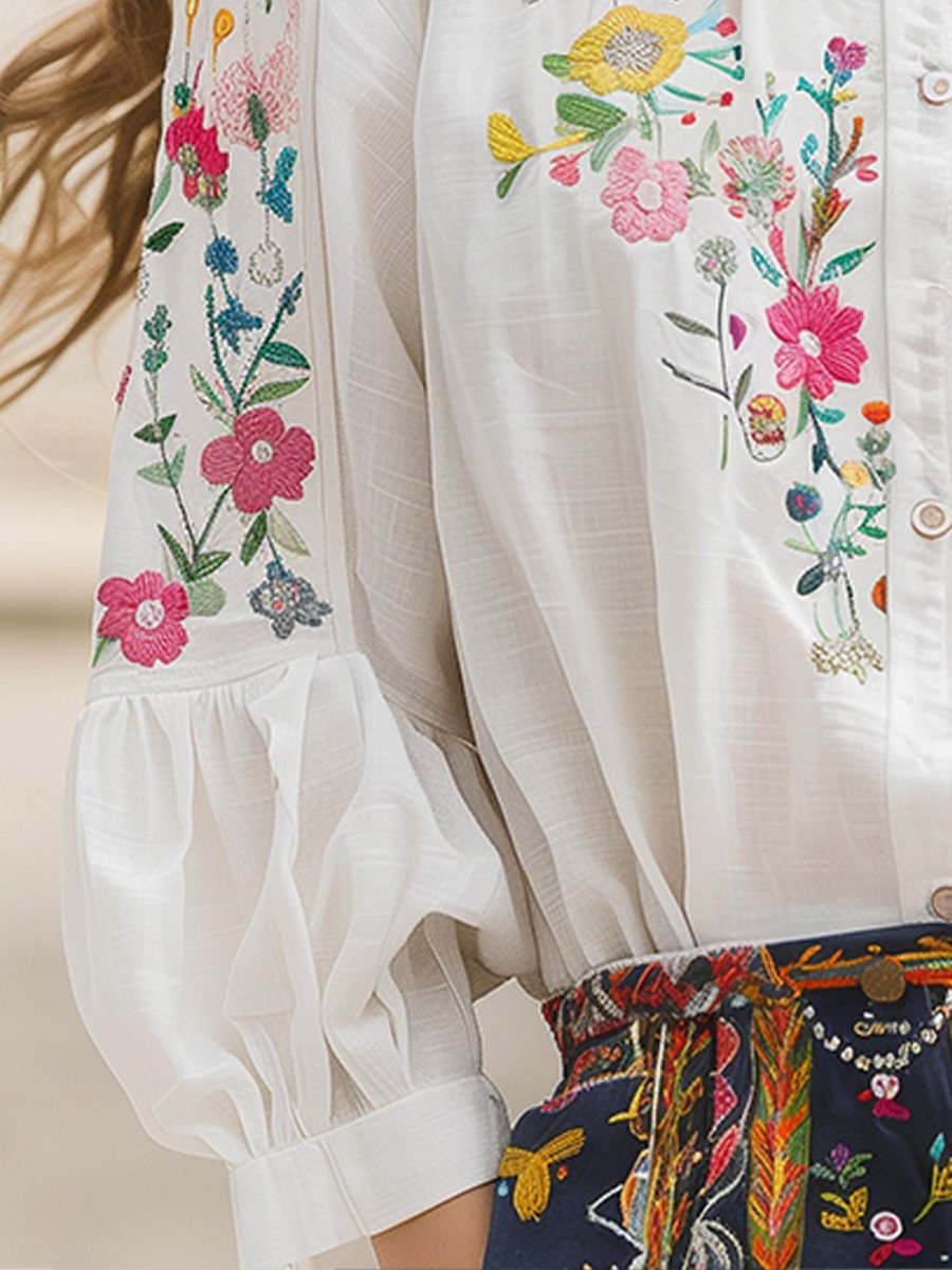 Willa London™ | Floral Elegance Shirt