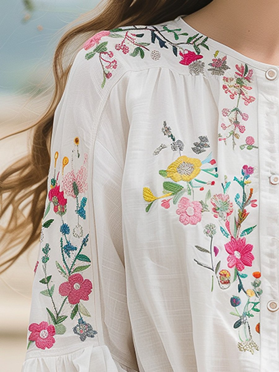 Willa London™ | Floral Elegance Shirt