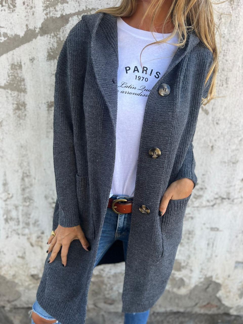 Willa London™ | Elegant Long Knit Cardigan