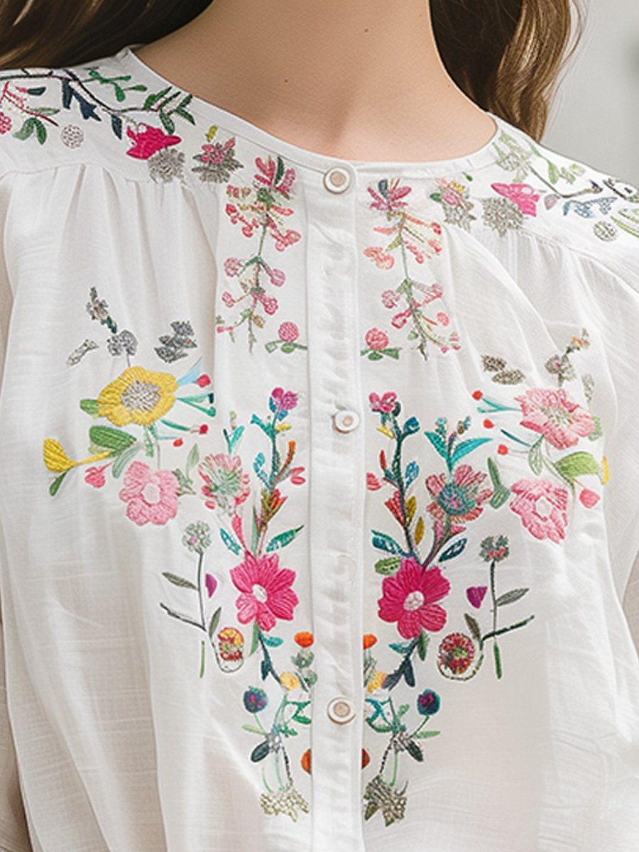 Willa London™ | Floral Elegance Shirt