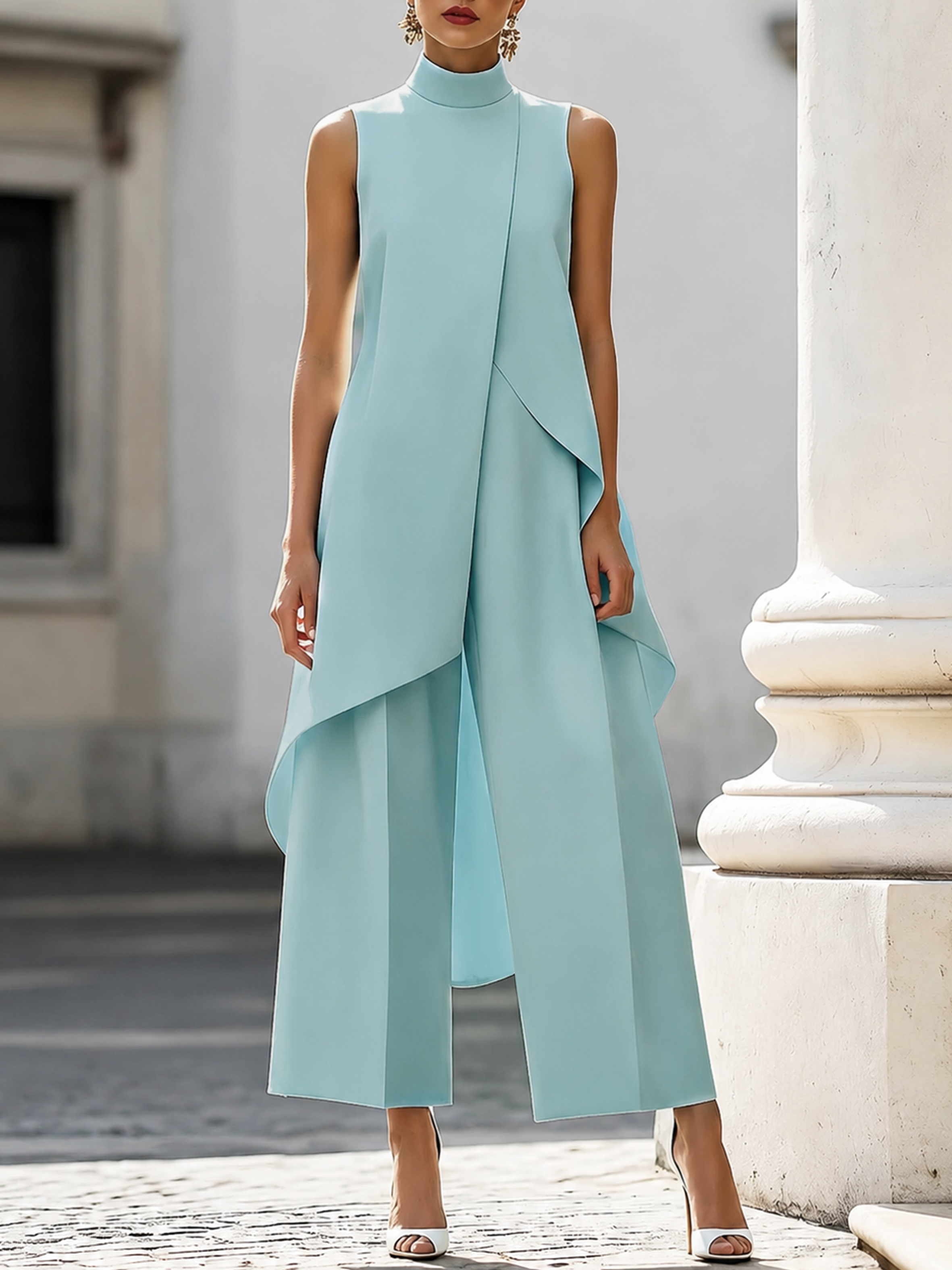 Willa London™ | Asymmetric Elegance Jumpsuit