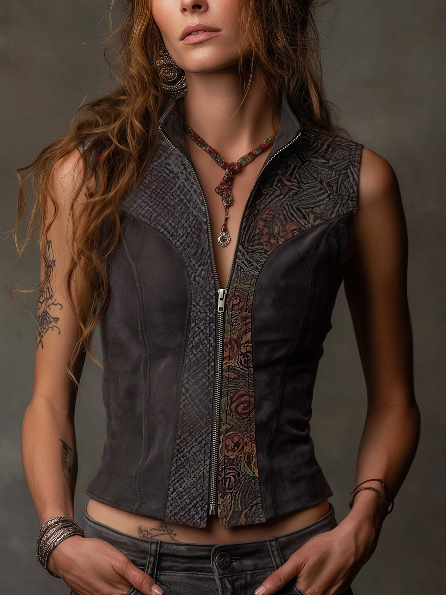 Willa London™ | Vintage Charm Eco-Suede Vest