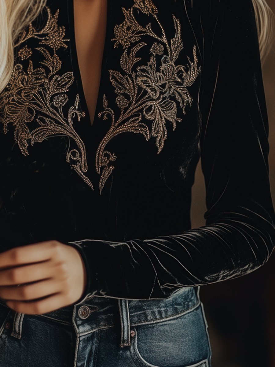 Willa London™ | Velvet Elegance Top