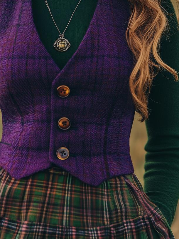 Willa London™ | Heritage Plaid Waistcoat
