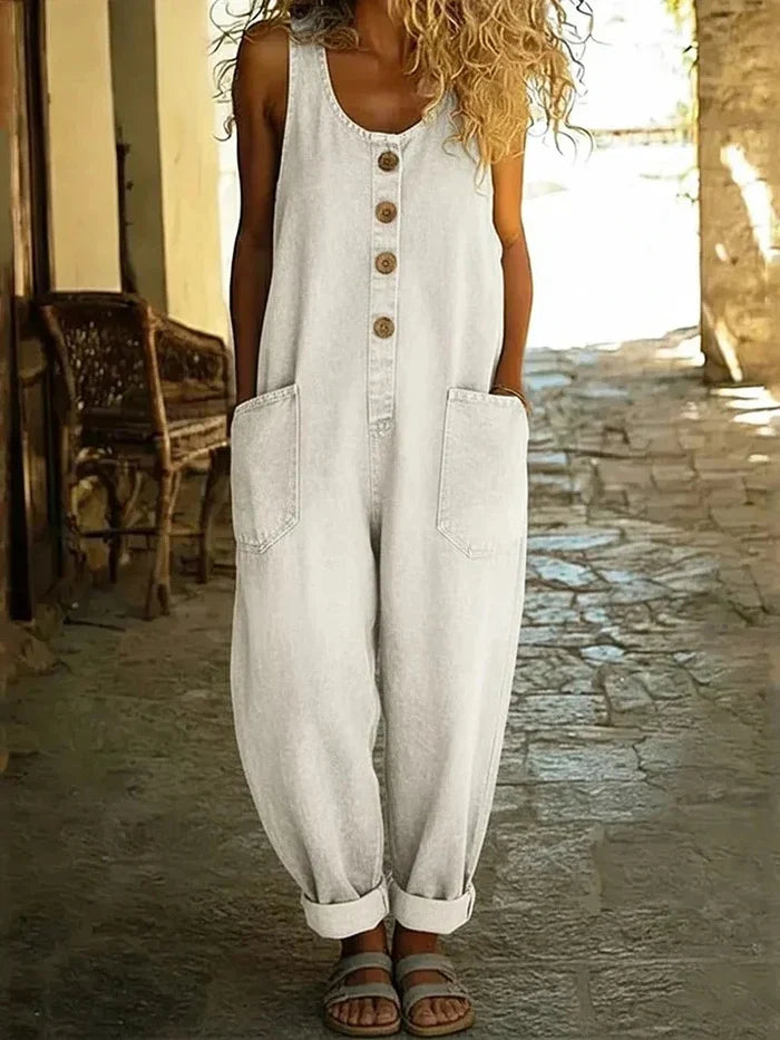 Willa London™ | Vintage Comfort Denim Dungarees