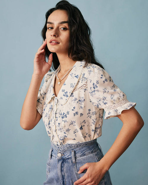 Willa London™ | Floral Elegance Blouse