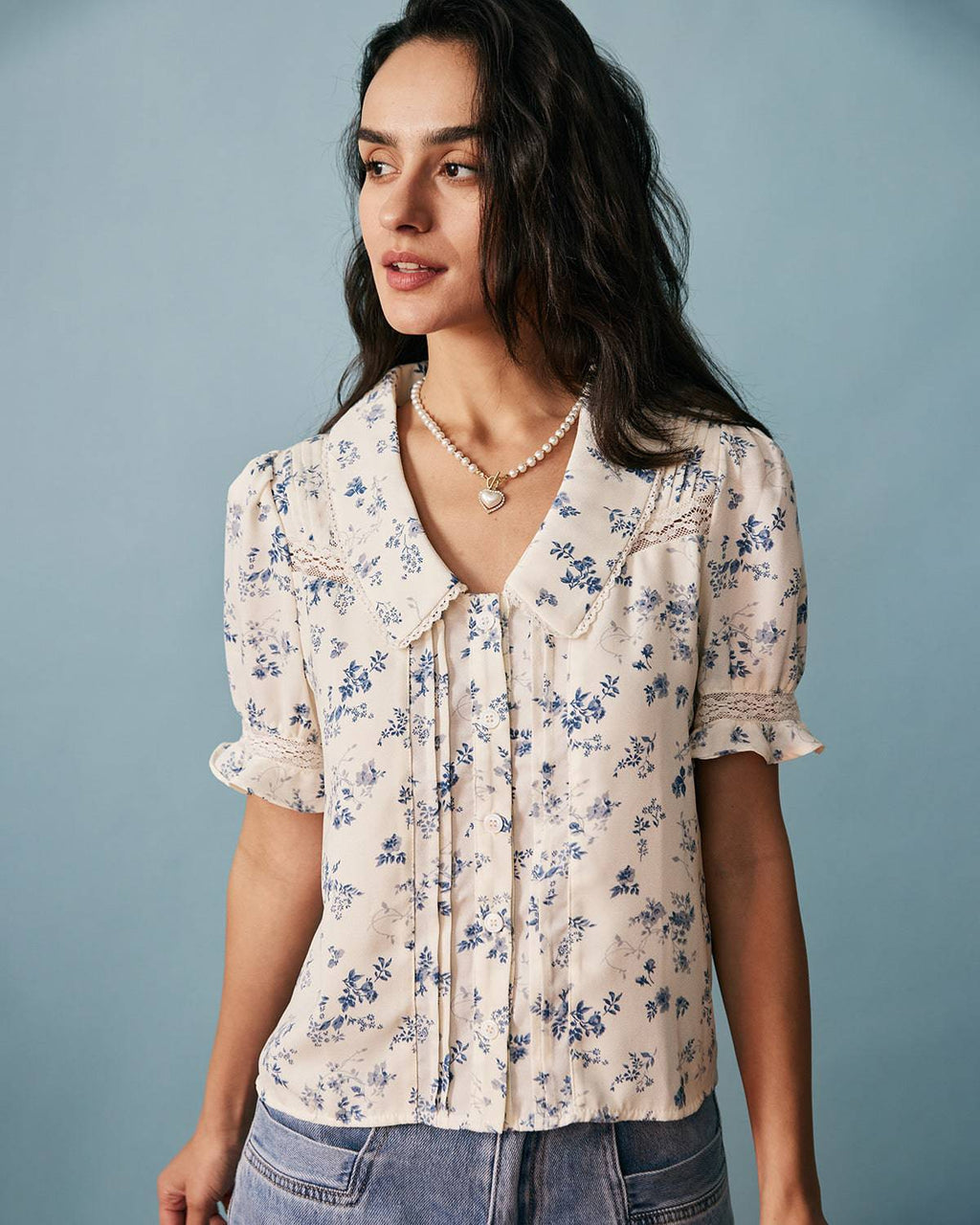 Willa London™ | Floral Elegance Blouse