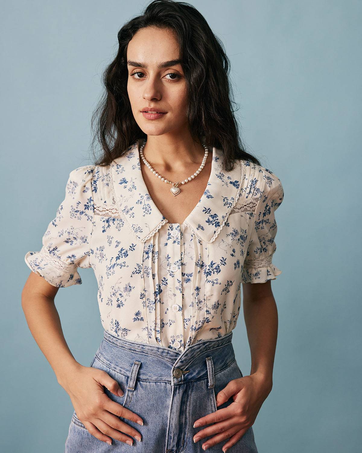 Willa London™ | Floral Elegance Blouse