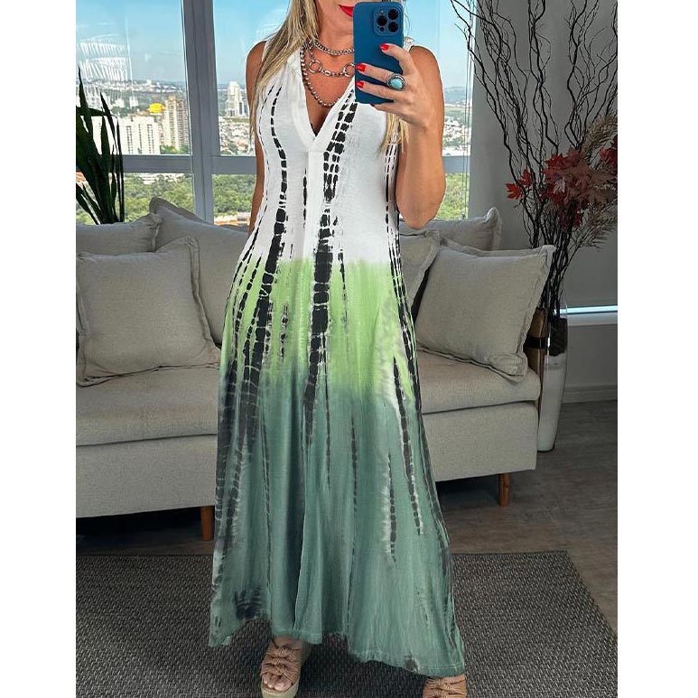 Willa London™ | Serene Tie-Dye Midi Dress