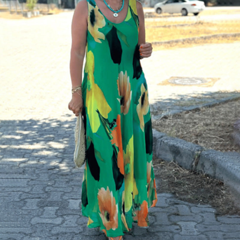 Willa London™ | Floral Elegance Midi Dress