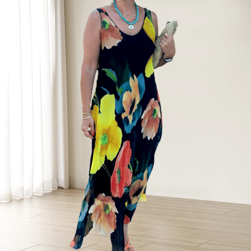 Willa London™ | Floral Elegance Midi Dress