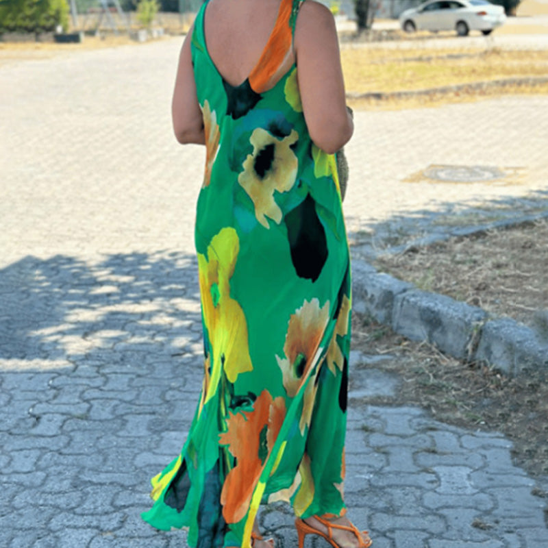 Willa London™ | Floral Elegance Midi Dress