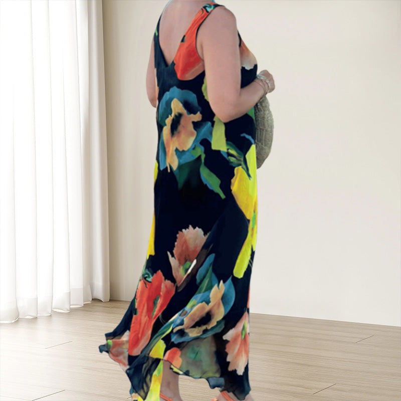 Willa London™ | Floral Elegance Midi Dress