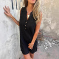 Willa London™ | Serene V-Neck Shift Dress