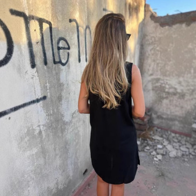 Willa London™ | Serene V-Neck Shift Dress