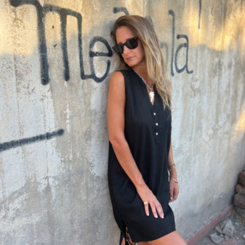 Willa London™ | Serene V-Neck Shift Dress