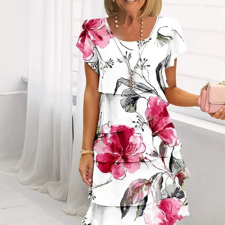 Willa London™ | Floral Cascade Dress