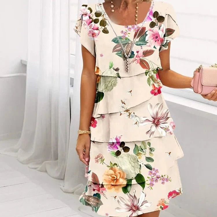 Willa London™ | Floral Cascade Dress