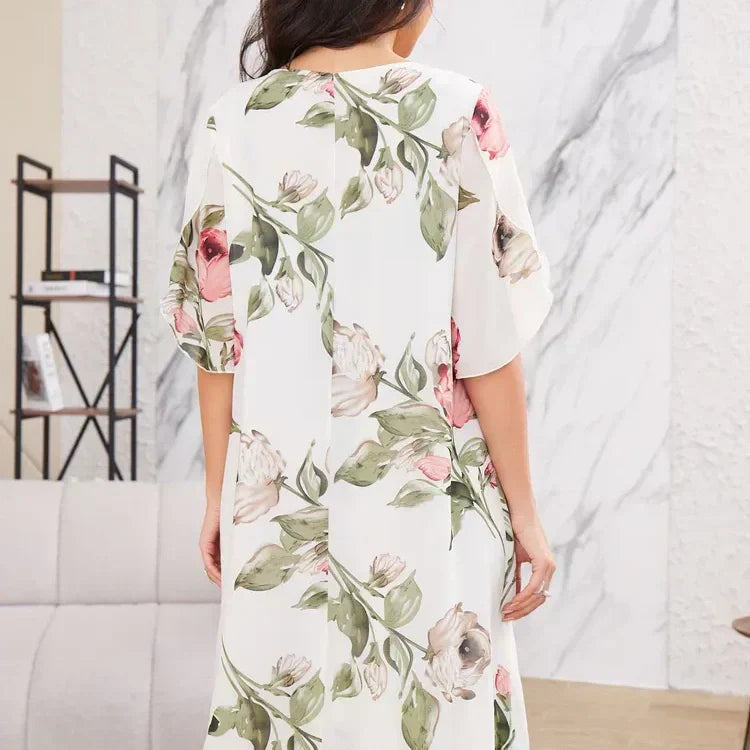 Willa London™ | Petal Whisper Chiffon Dress