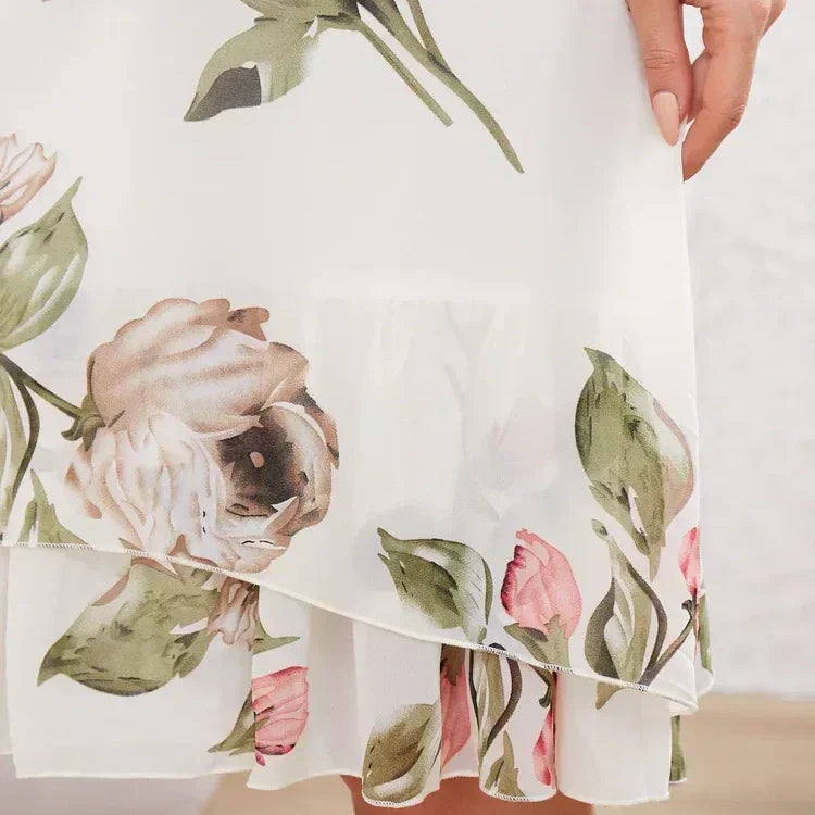 Willa London™ | Petal Whisper Chiffon Dress