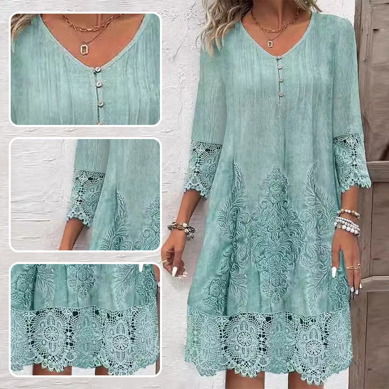 Willa London™ | Seraphina Lace A-Line Dress