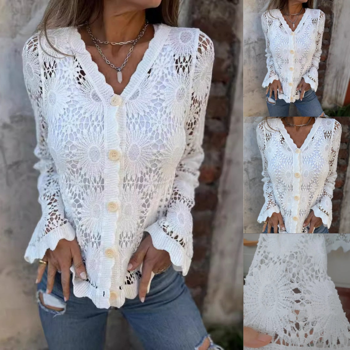 Willa London™ | Lace Elegance Blouse