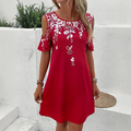 Willa London™ | Floral Elegance Midi Dress