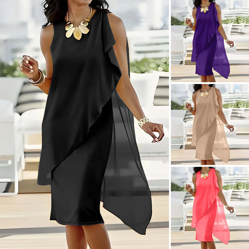 Willa London™ | Asymmetric Elegance Dress