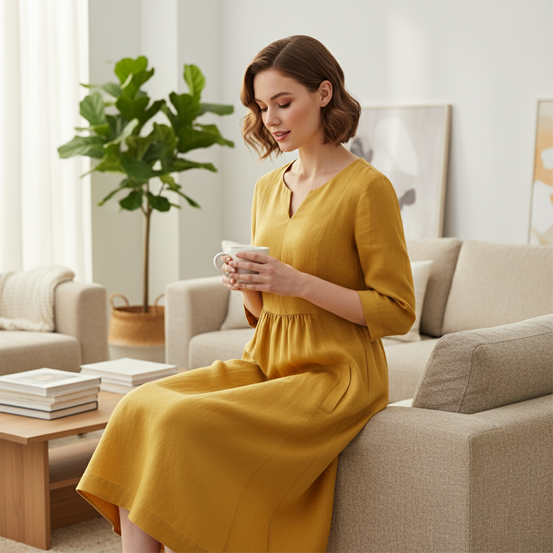 Willa London™ | Serene Midi Robe