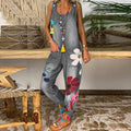 Willa London™ | Bohemian Blossom Denim Jumpsuit