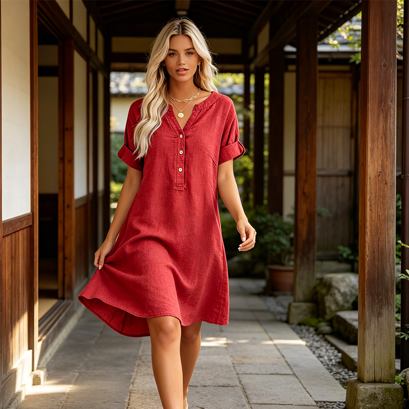 Willa London™ | Serene Cotton Tunic Dress