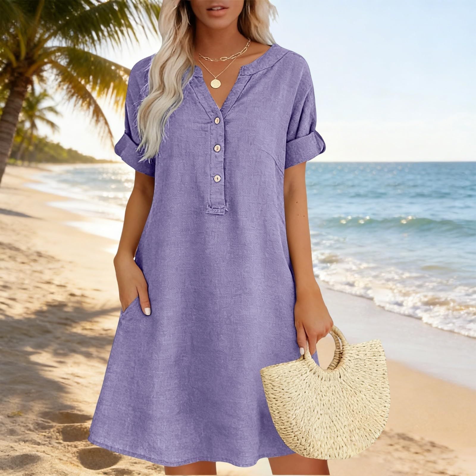 Willa London™ | Serene Cotton Tunic Dress