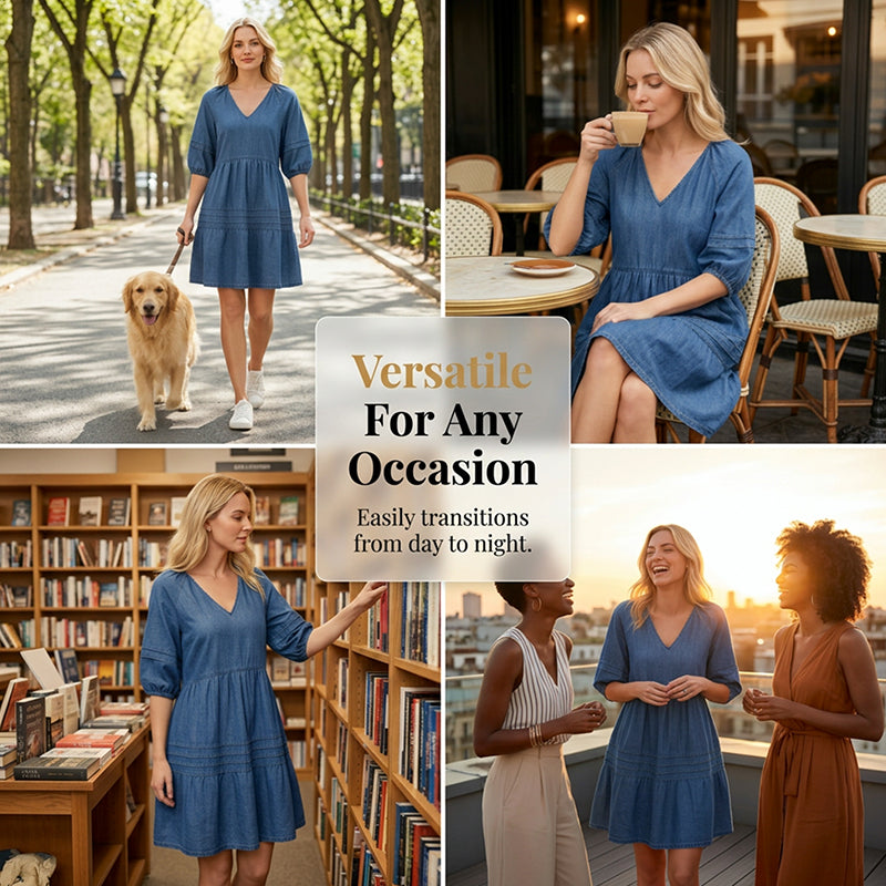 Willa London™ | Effortless Denim Dress